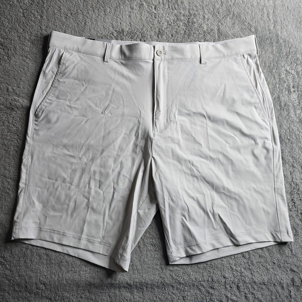 Greg Norman Stretch Short Mens 40 (42) Light Gray 8.5" Inseam Comfort Stretch
